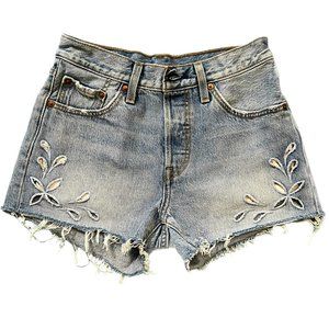 Levis 501 Short Frayed Cut-offs